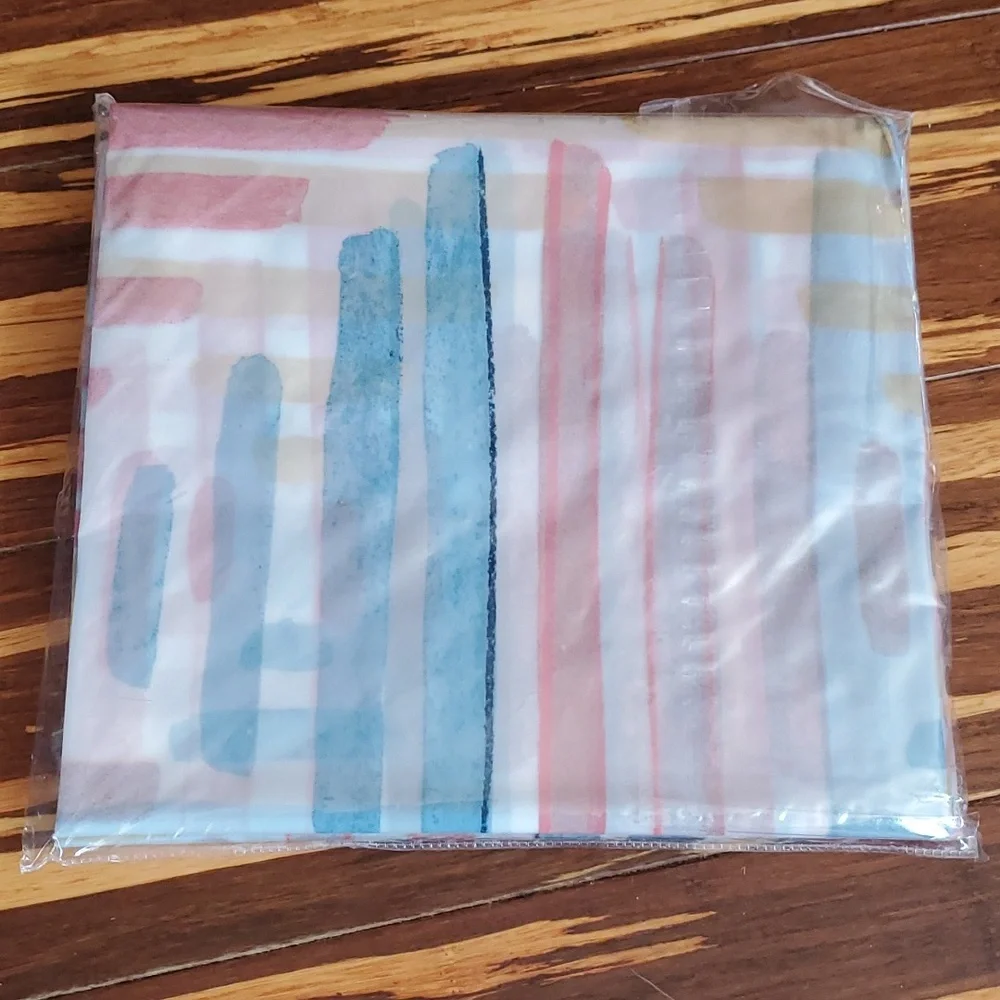 New shower curtain and rings